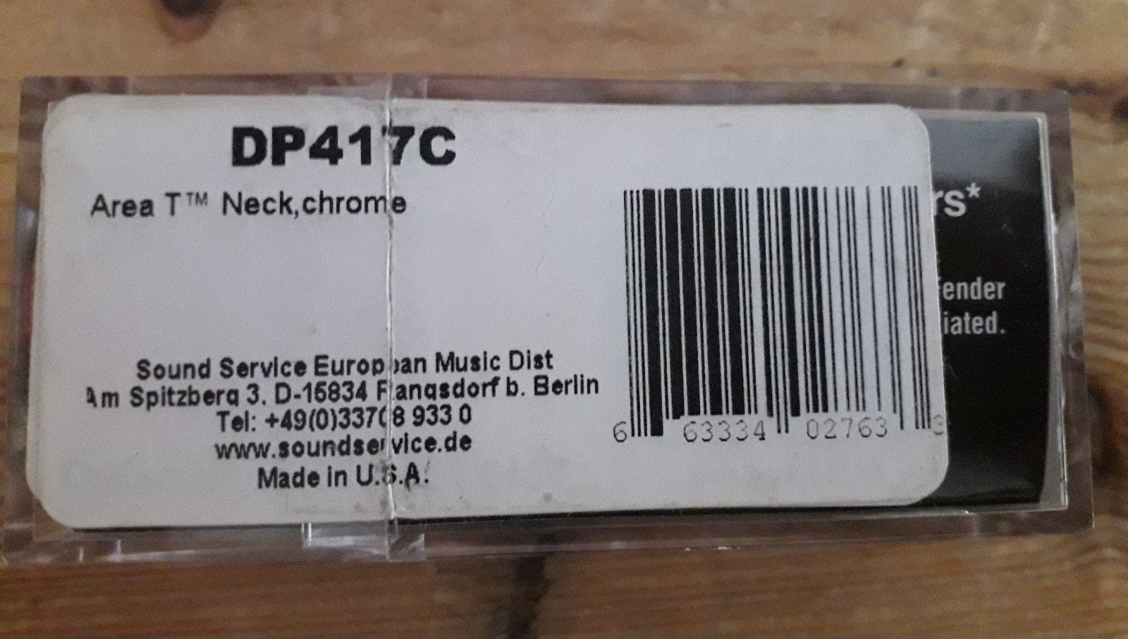 Dimarzio DP417C Area T Neck pickup chrome, Ophalen of Verzenden, Nieuw, Elektrische gitaar