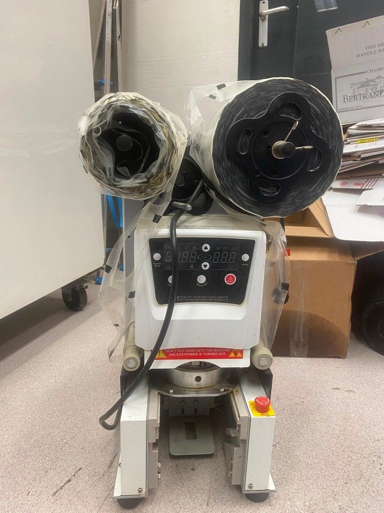 Y-Fang ET-95SN automatische bekersealmachine bubble tea, Ophalen, Gebruikt, Overige typen