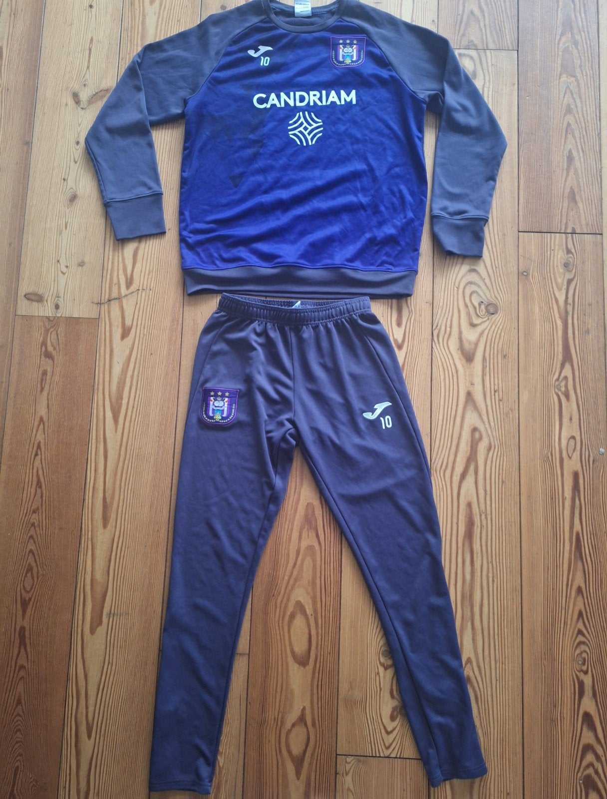 Joma RSC Anderlecht trainingspak maat M, Kleding | Heren, Ophalen, Joma, Maat 48/50 (M), Paars