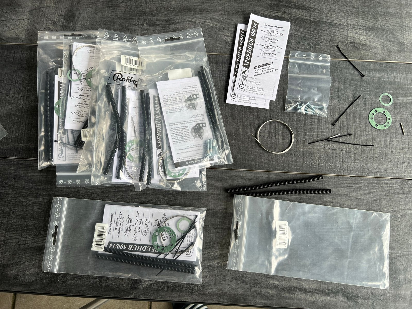 Rohloff Vervangingsset Interne Schakelkabel 8271, Elektrische fiets, Ophalen of Verzenden, Derailleur of Ketting, Nieuw