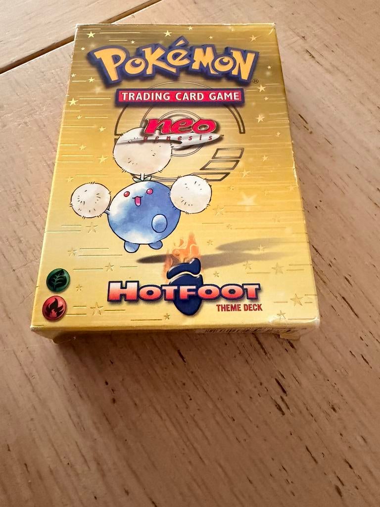 Pokemon trading card game neo genisis hotfoot theme deck, Ophalen of Verzenden, Zo goed als nieuw
