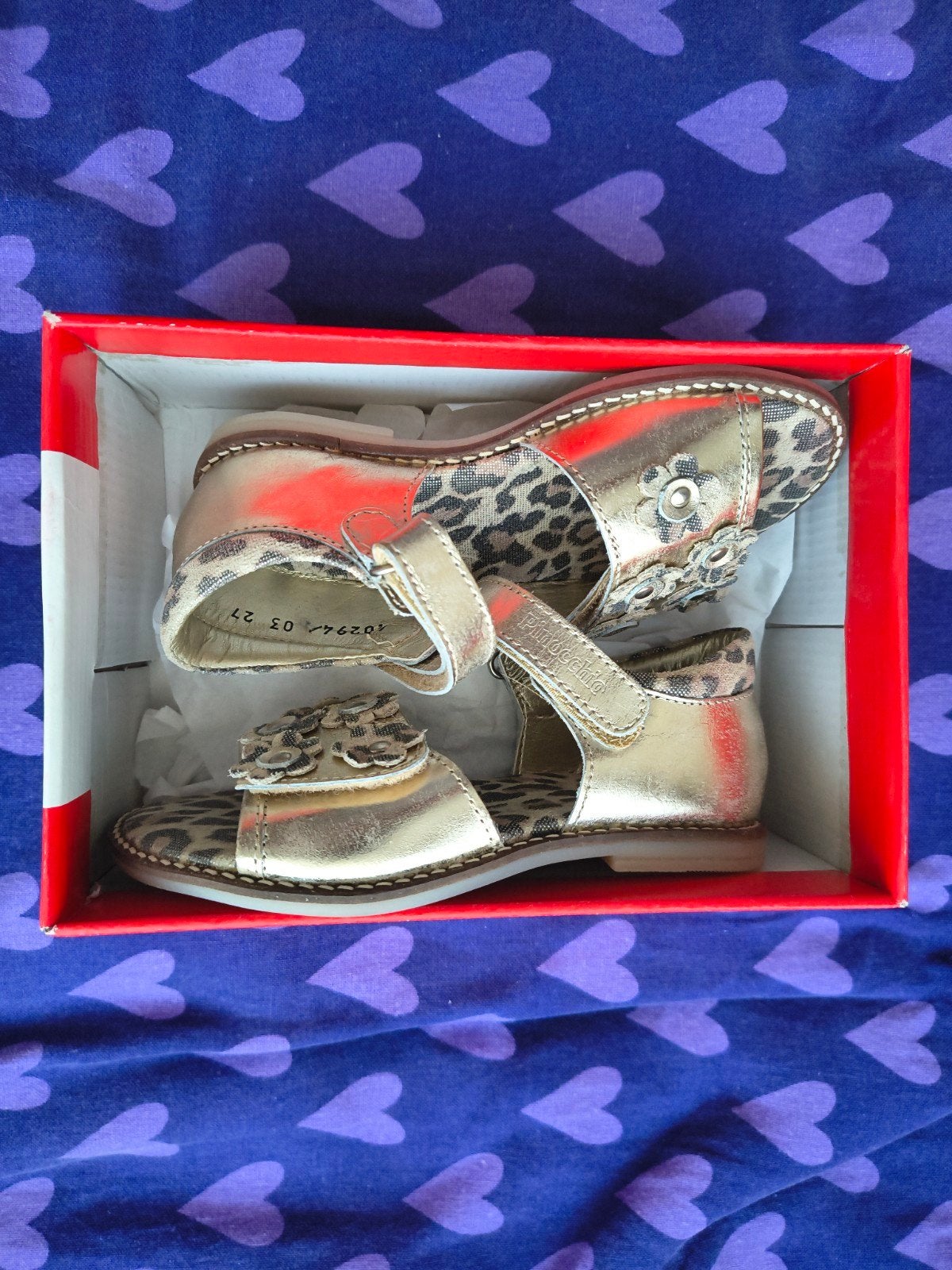 Gouden zomerschoenen voor dames - Maat 27, Pinocchio, Meisje, Overige typen, Nieuw