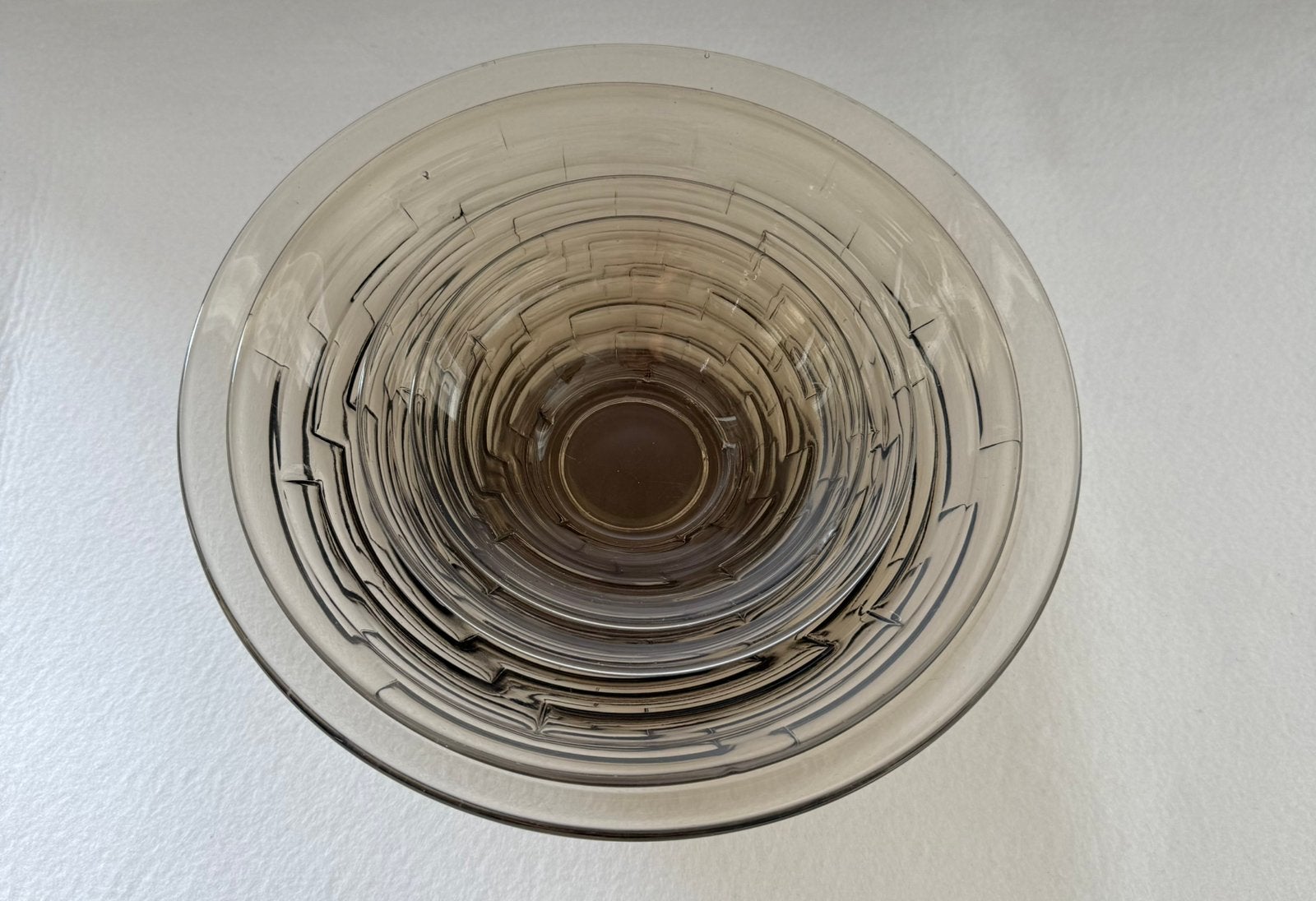Set van 4 Art Deco persglas glazen schalen - Nest schalen, Ophalen