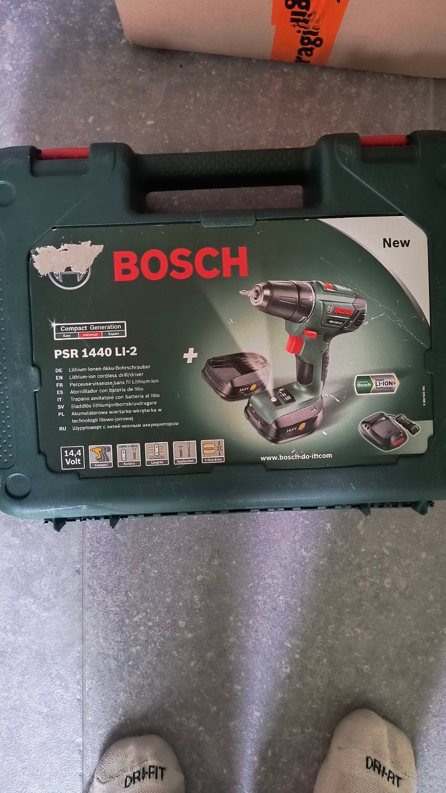 Bosch PSR 1440 LI-2. met defectie accu!, Ophalen, Gebruikt, Overige typen