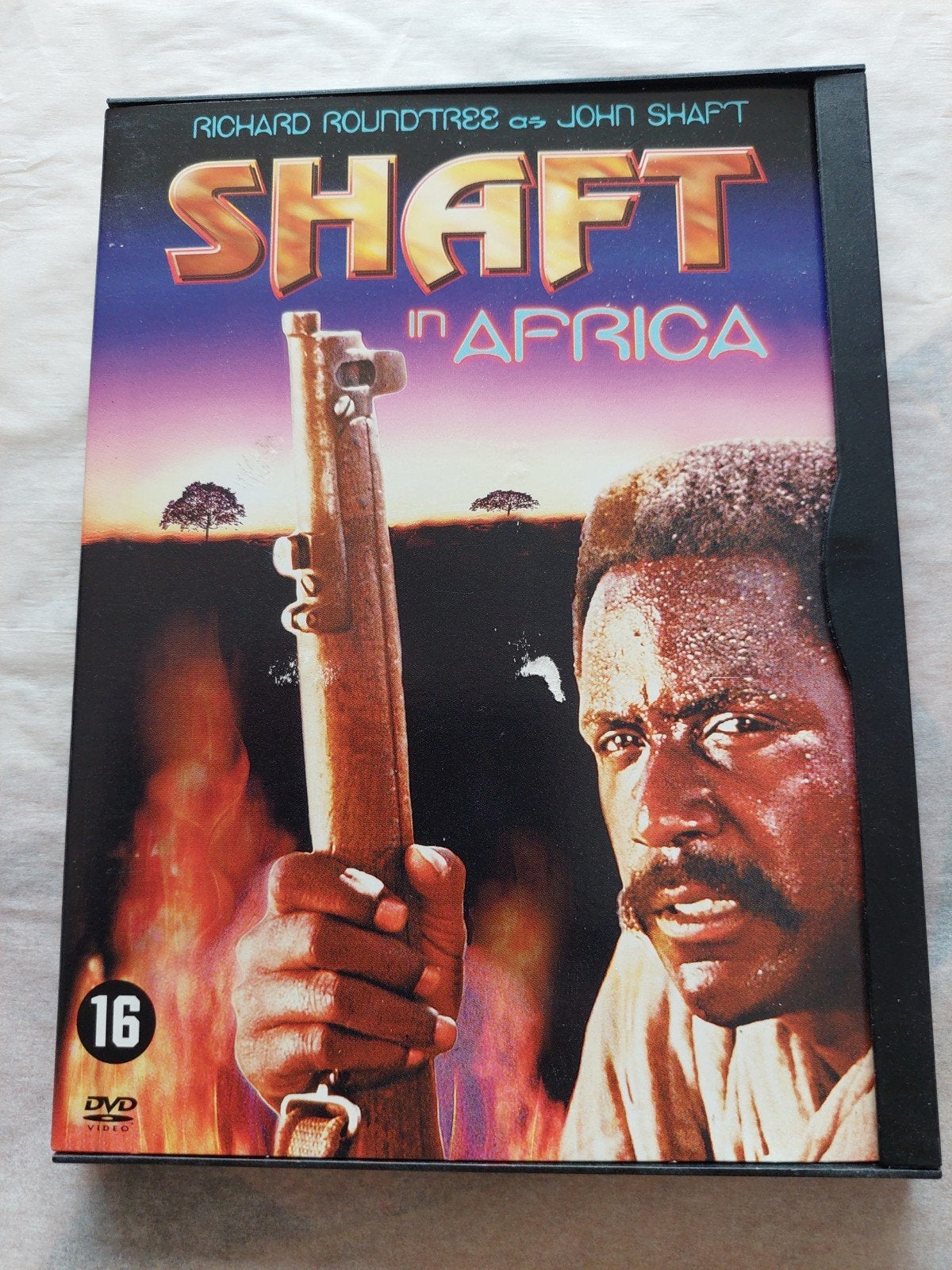 Shaft in Africa - Actiethriller DVD (Richard Roundtree), Gebruikt, Vanaf 16 jaar, Actiethriller, Italiaans
