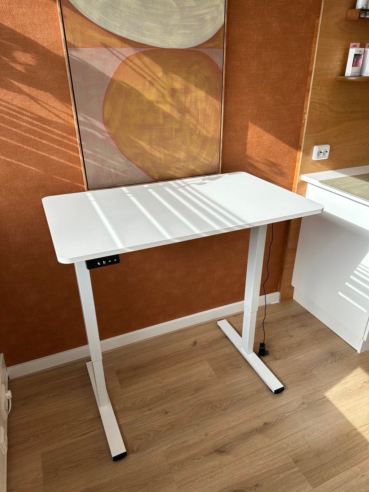 Zit-sta bureau / trimtafel elektrisch 100x60, Ophalen, Elektrisch, Zo goed als nieuw