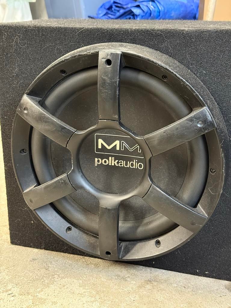 Subwoofer Polk Audio voor in de auto, Auto diversen, Autospeakers, Ophalen, Gebruikt