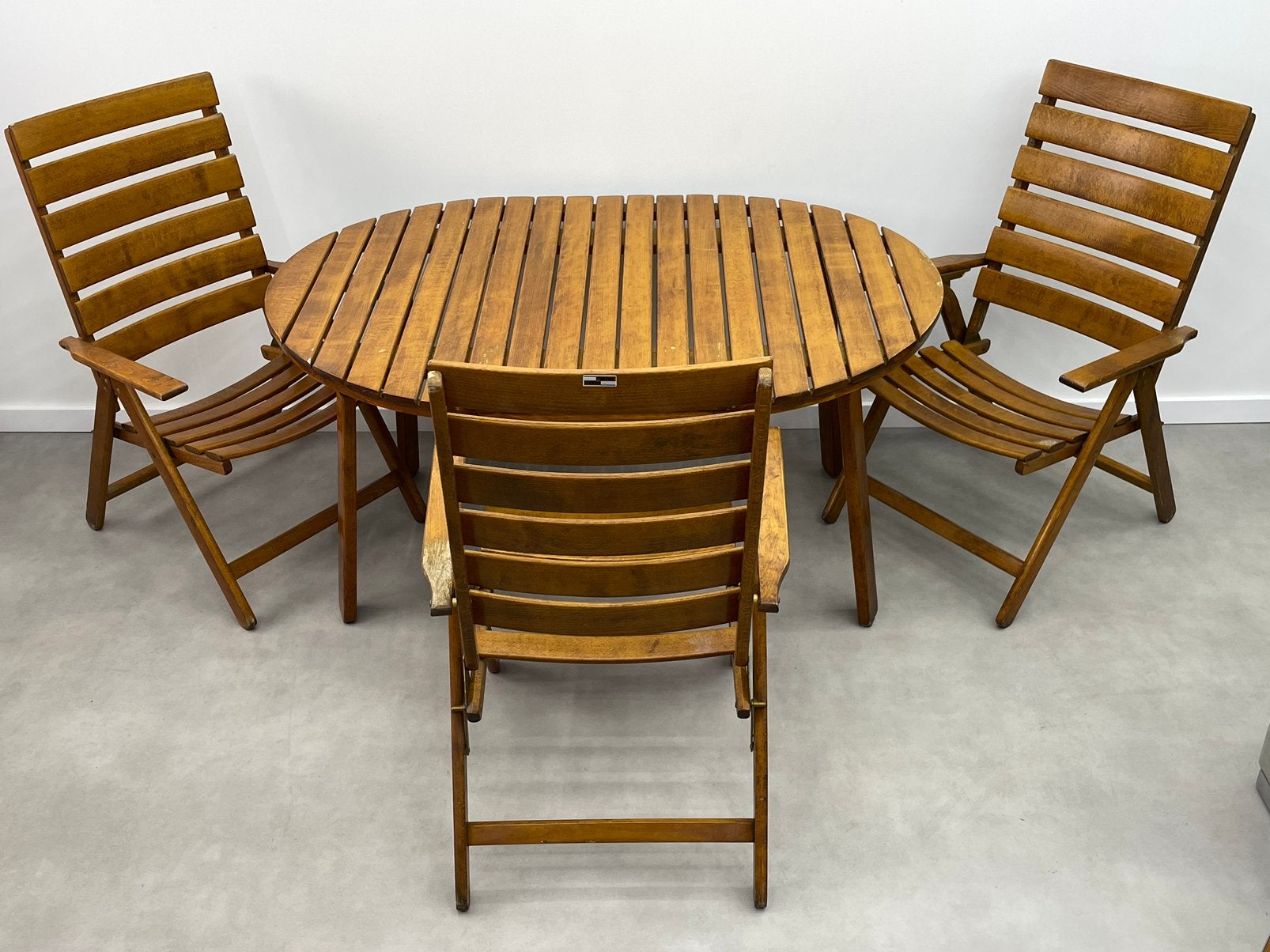 Fischer Möbel tuinset jaren 70, Ophalen, Zo goed als nieuw, Hout