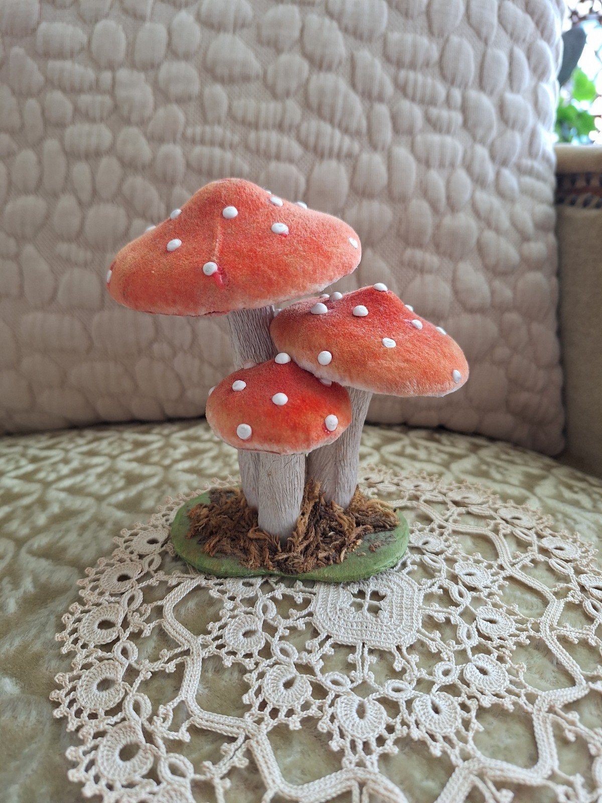 Vintage set Paddestoelen Herfst ** Mimosa **, Ophalen of Verzenden