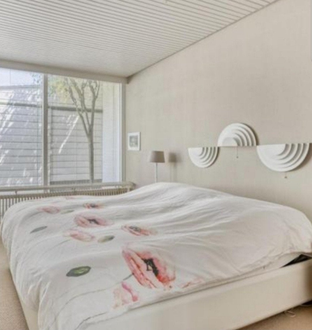 Compleet 2 persoons bed 180x200 van Swiss Sense, Ophalen, 90 cm, Wit, Tweepersoons