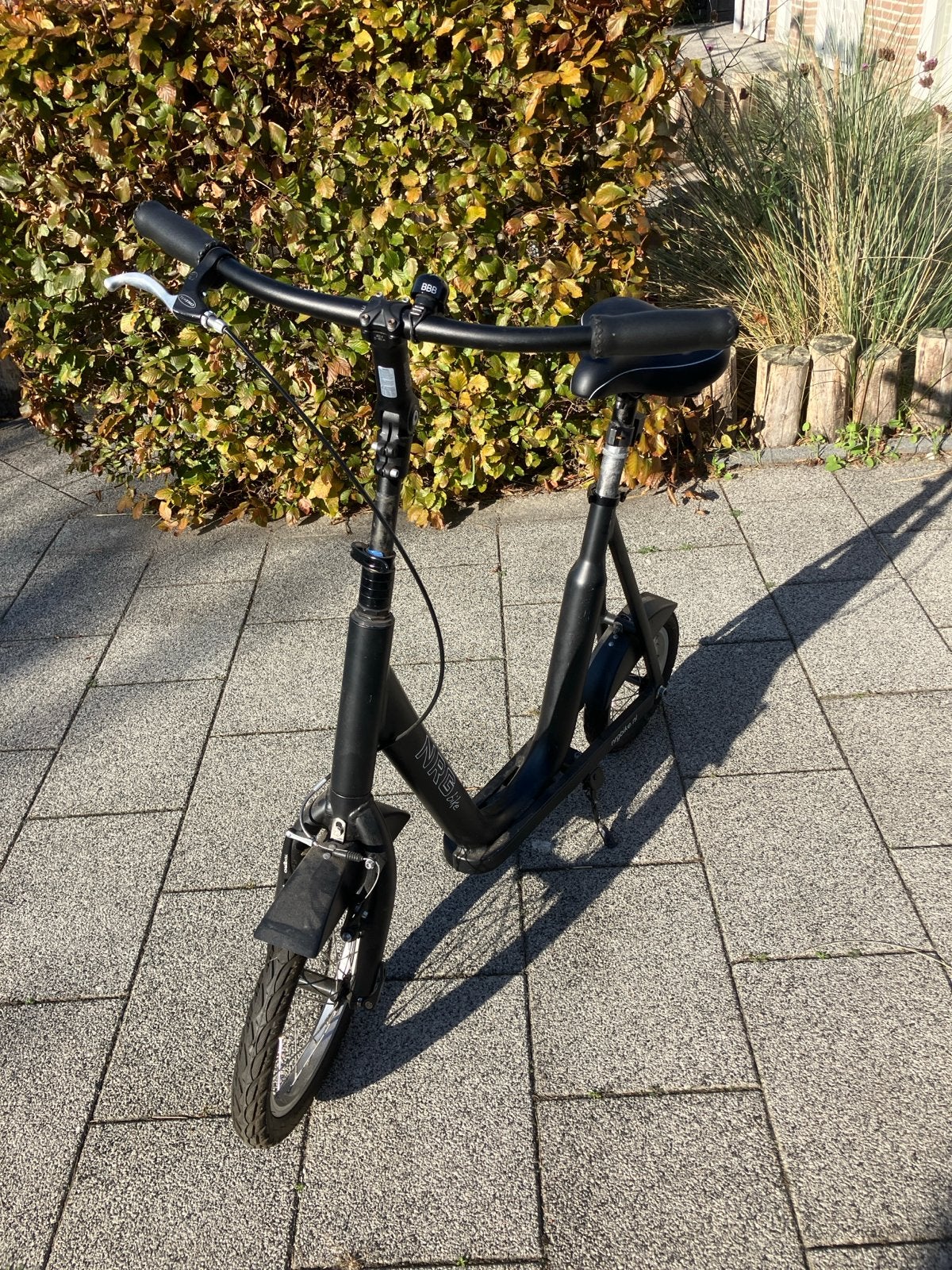 Nrgbike loopfiets - Zwart, zo goed als nieuw, Ophalen, Zo goed als nieuw, Kickbike