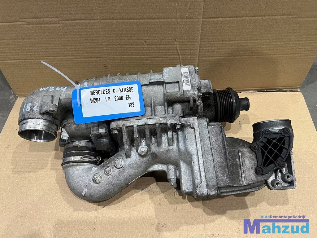 MERCEDES C KLASSE W204 1.8 271952 compressor A2710902680, Auto-onderdelen, Motor en Toebehoren, Gebruikt, Mercedes-Benz AG, Mercedes-Benz