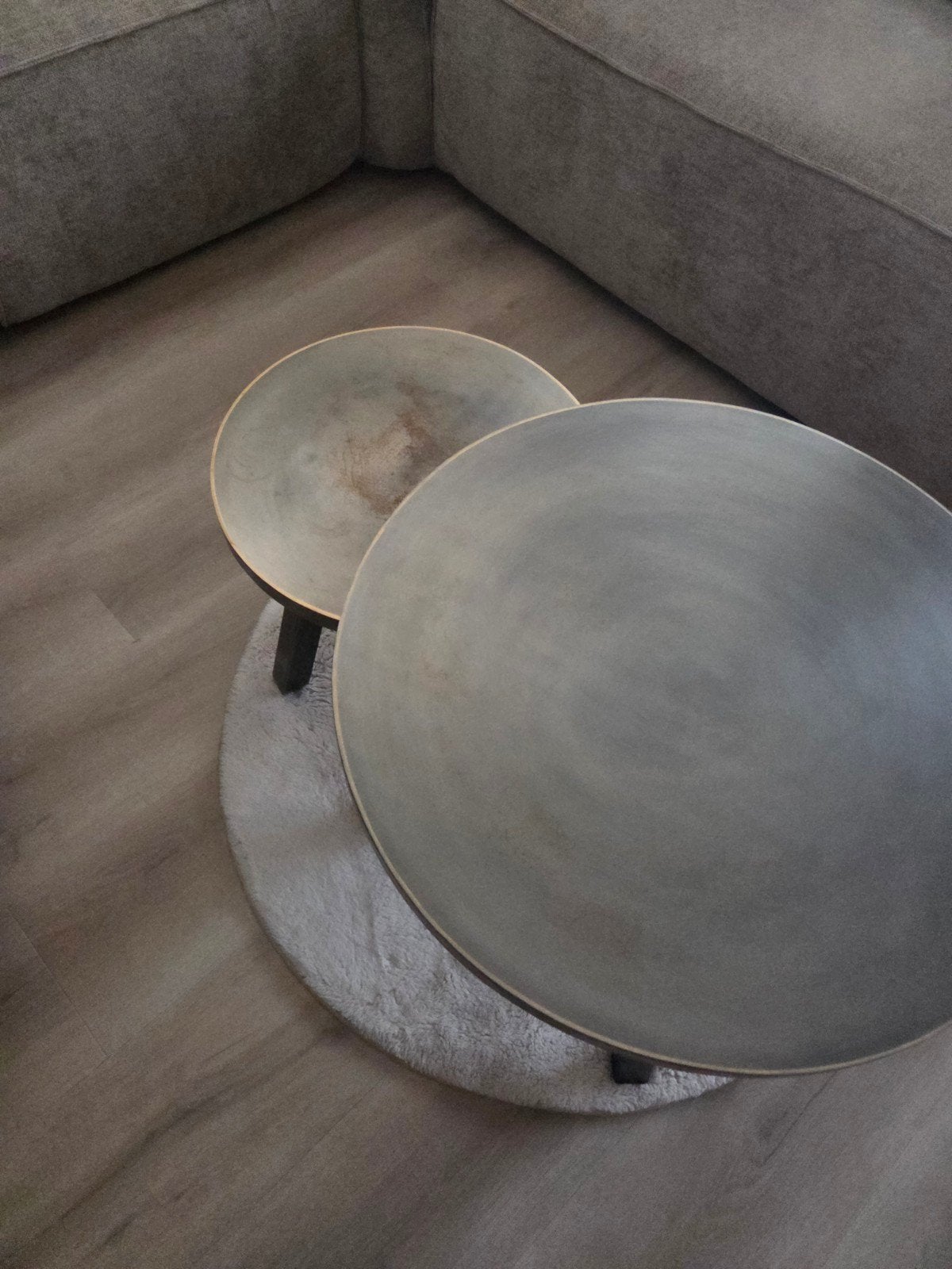 2 leuke salon tafels, Ophalen, Rond, 50 tot 100 cm, 50 tot 100 cm