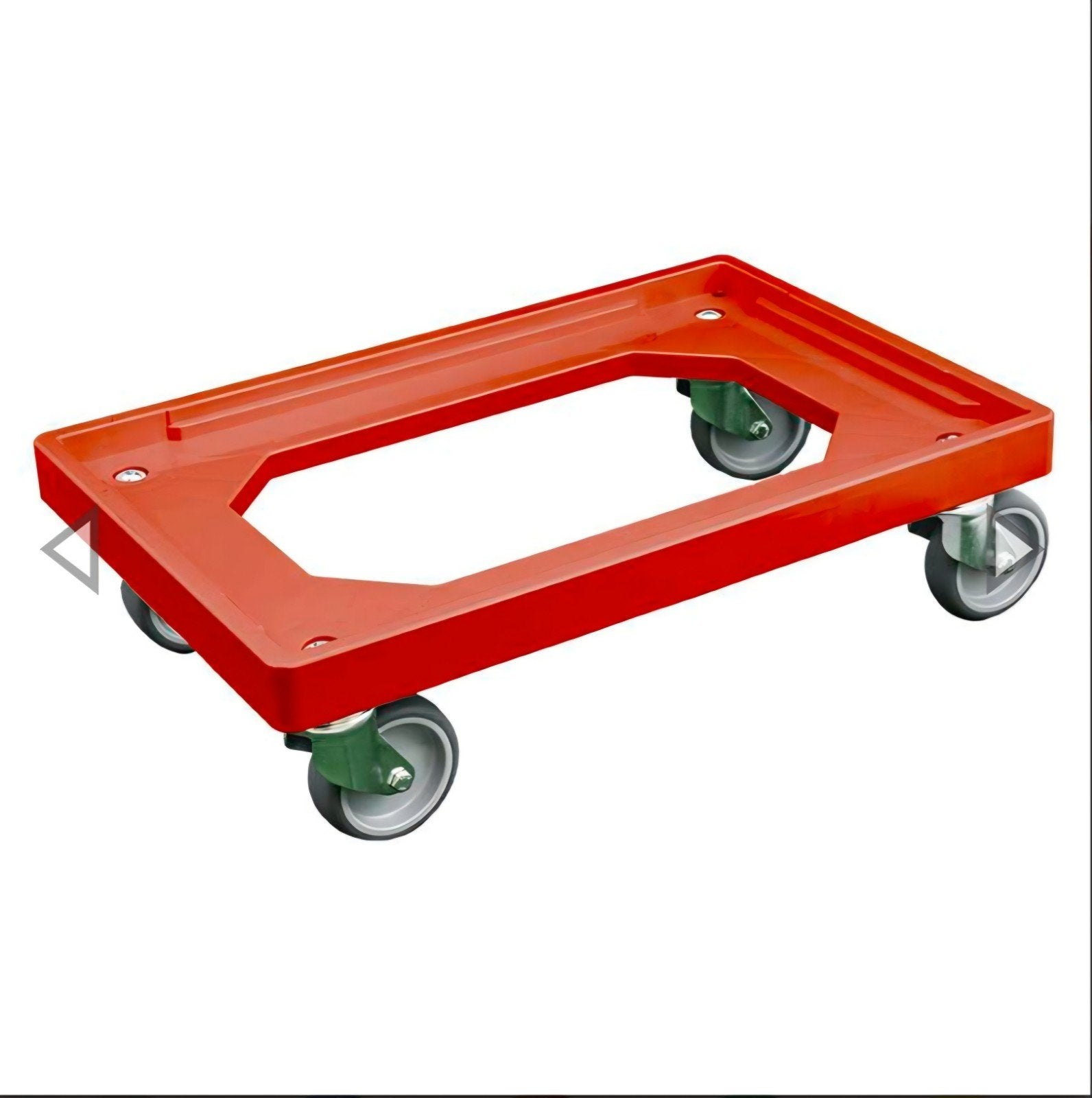 Transportdolly met geluidsdempende wielen voor bakken, Doe-het-zelf en Verbouw, Transportwagens, Ophalen, Zo goed als nieuw, Transportkar