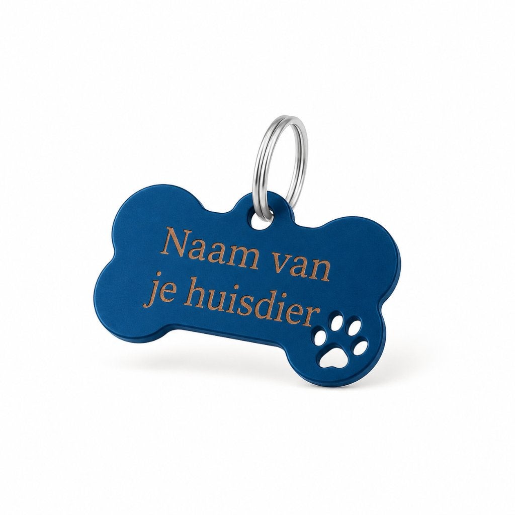 Hondenpenning met naam (laser gegraveerd), Dieren en Toebehoren, Ophalen of Verzenden, Nieuw