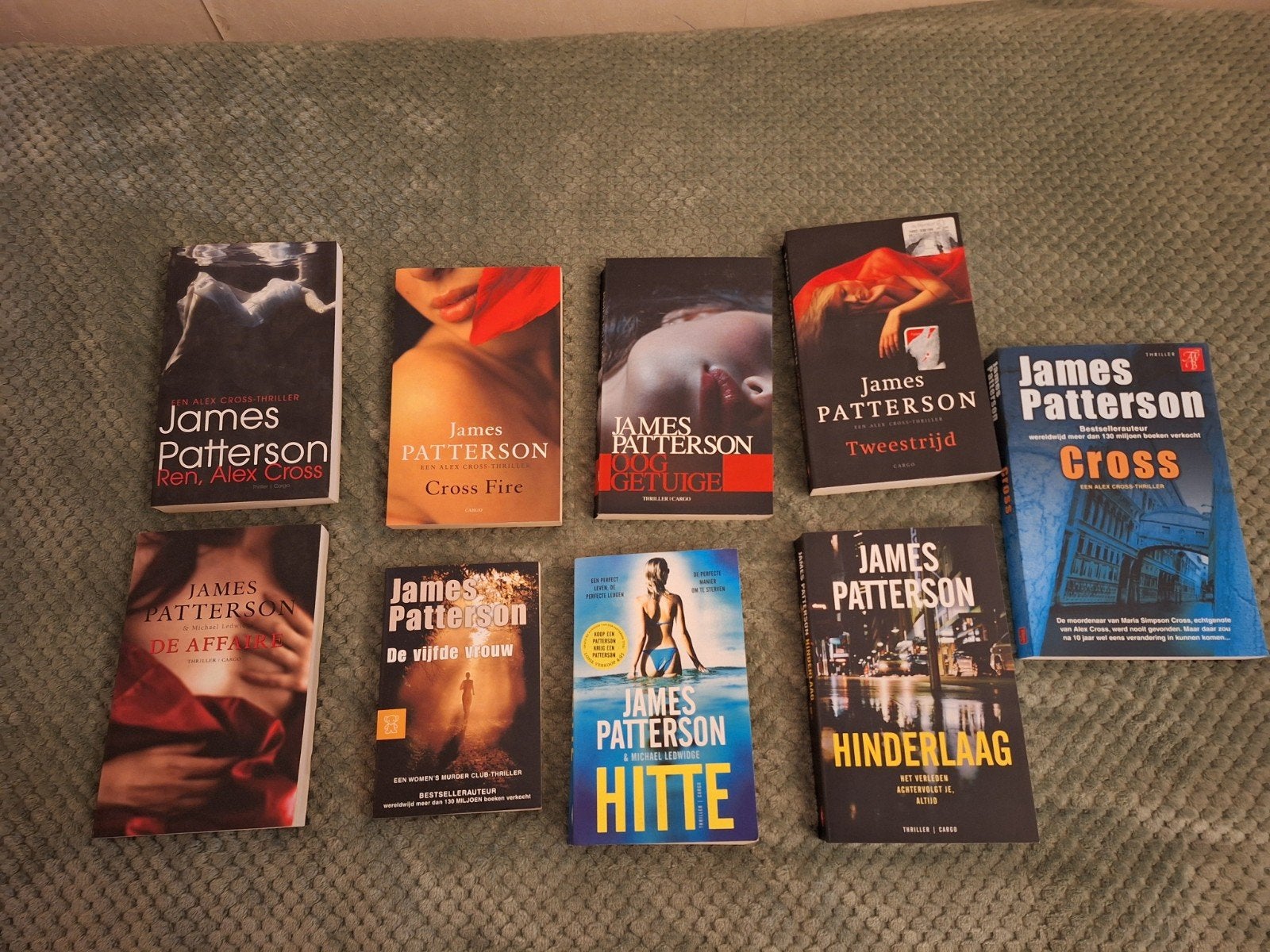 James Patterson 9 boeken thrillers., Ophalen of Verzenden