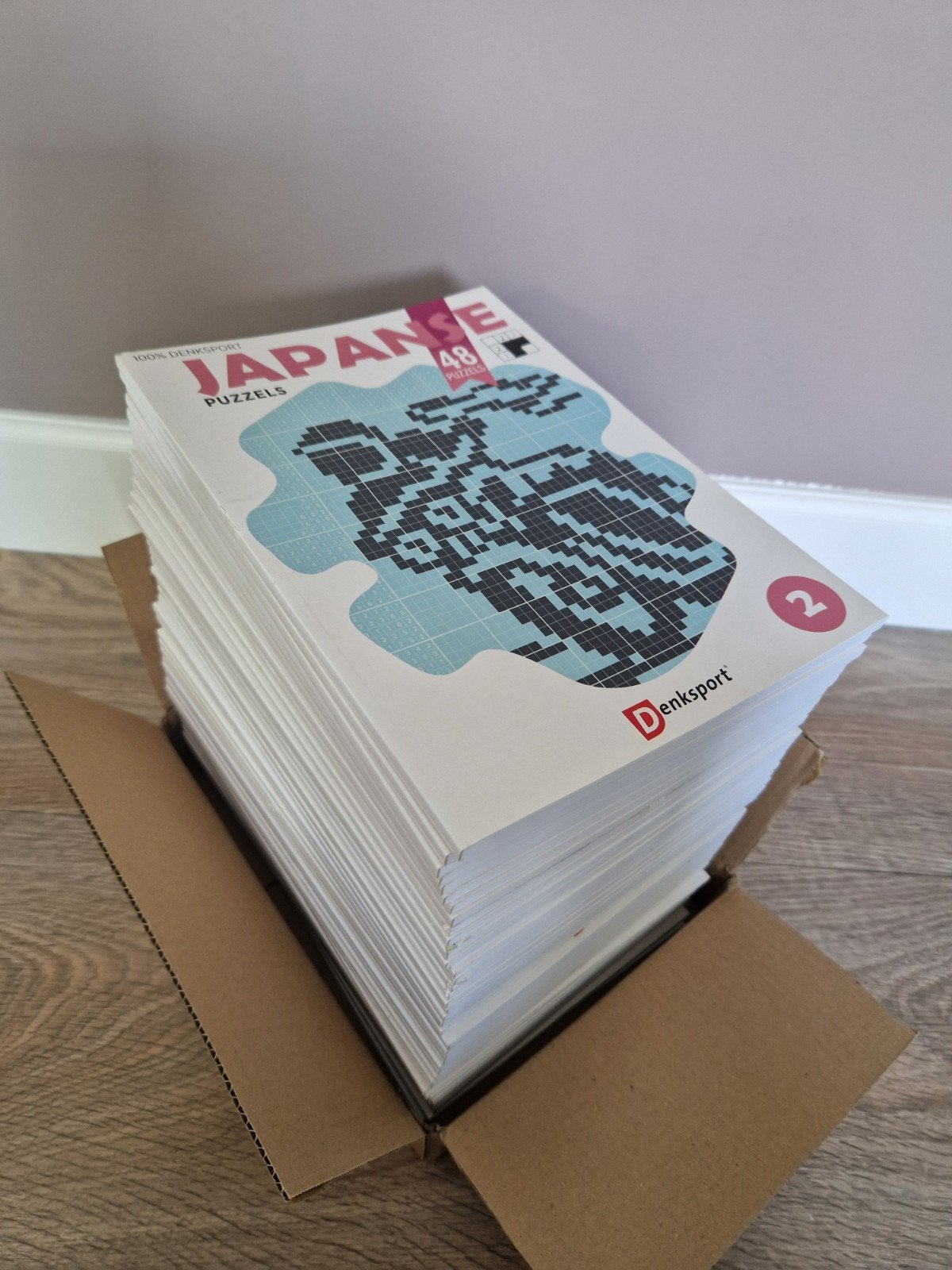 Partij van 42 nieuwe Denksport Japanse Puzzelboeken, Ophalen