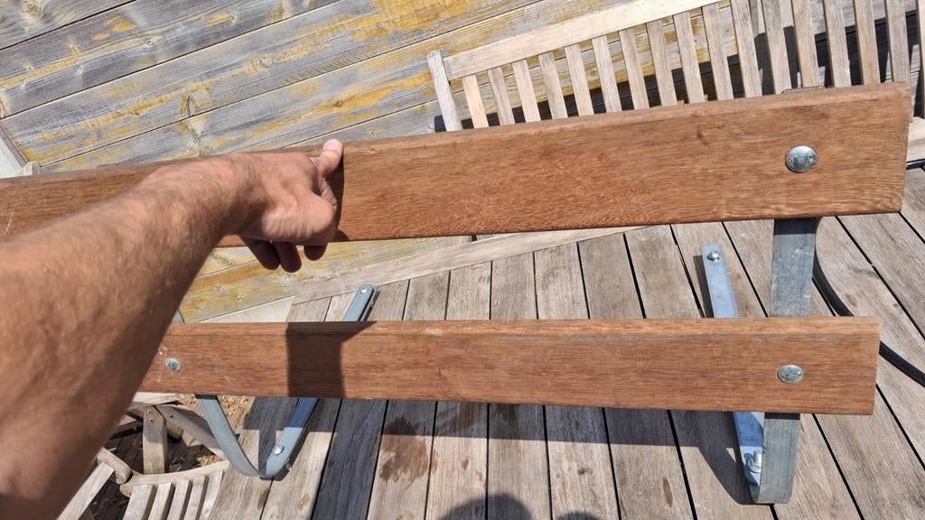 Houten doorvalbeveiliging kinderbed caravan UNIVERSEEL!, Ophalen of Verzenden, Gebruikt