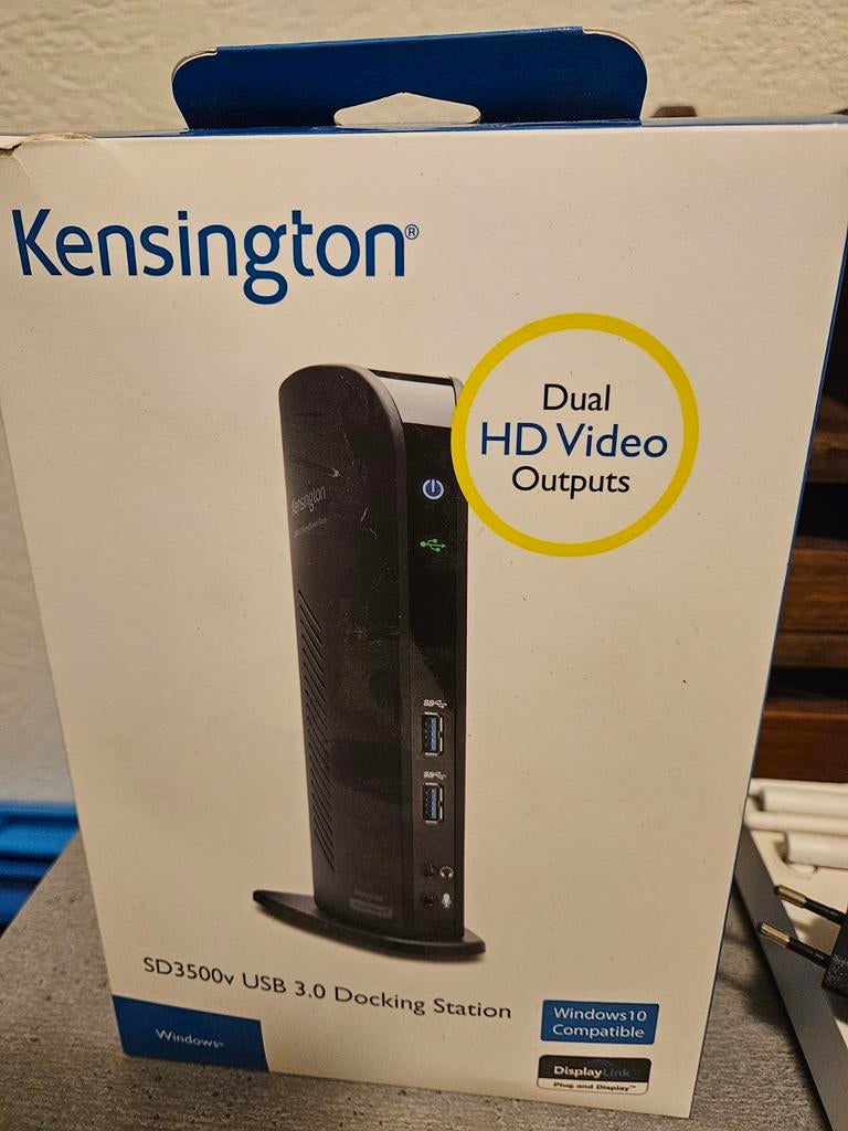 Kensington SD3500v USB 3.0 Docking Station, Ophalen of Verzenden