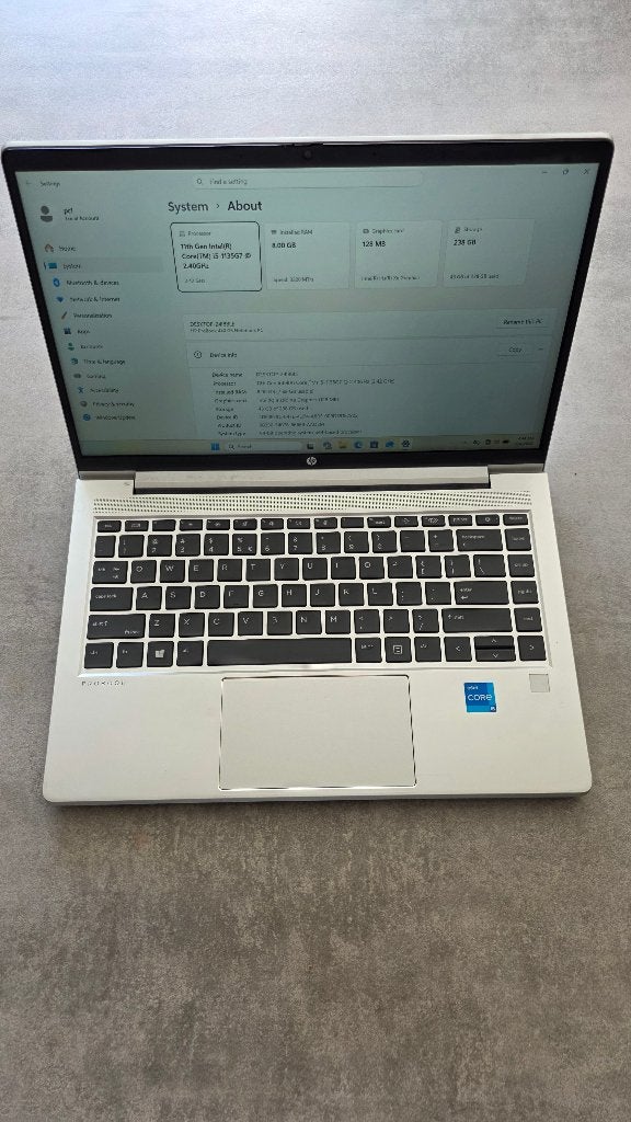 Hp Probook 11th gen laptop, Computers en Software, Windows Laptops, Hp, 256 GB, 2 tot 3 Ghz, Qwerty