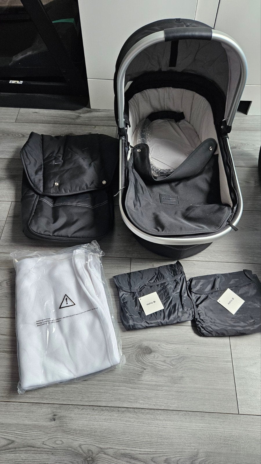 Mutsy Transit 3-in-1 Combiwagen met Nieuwe Accessoires, Ophalen, Gebruikt, Met autostoeltje, Combiwagen