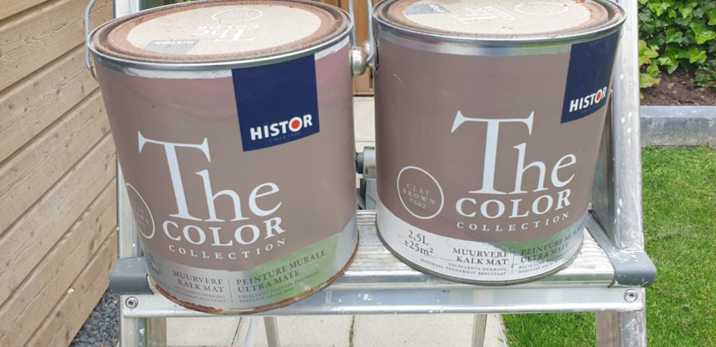 Histor The Color Collection Muurverf Clay Brown, Ophalen, Bruin, Nieuw, Verf