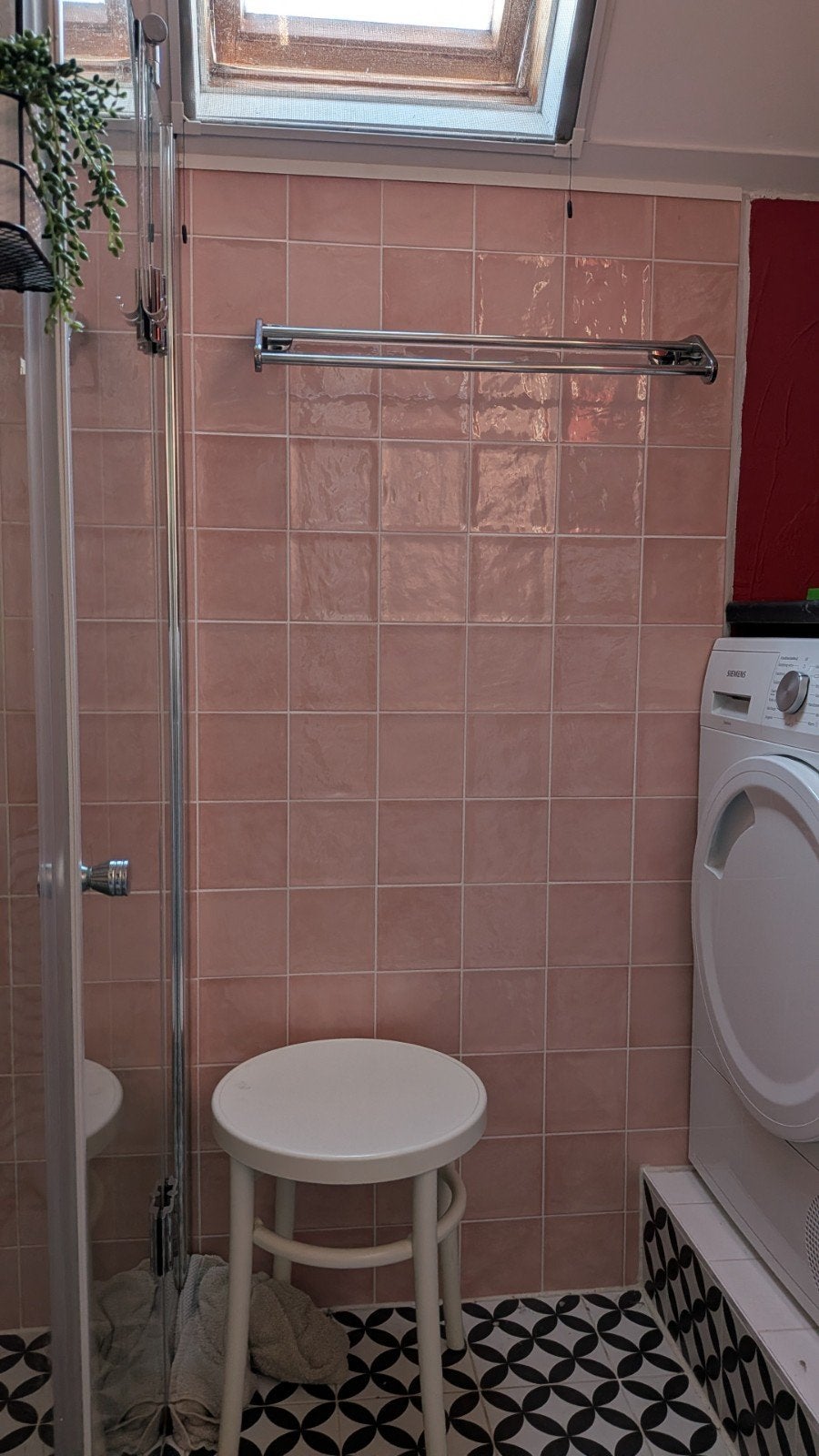 4 dozen tegel 13x13 roze handvorm, Ophalen, Nieuw