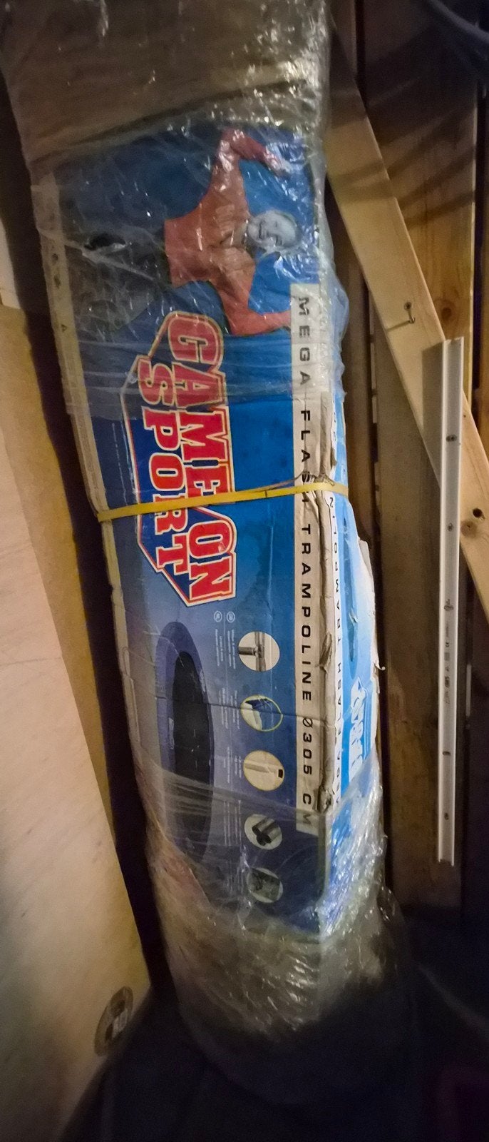 Mega Flash Trampoline 305 cm (mist alleen een paar veren), Ophalen, Nieuw