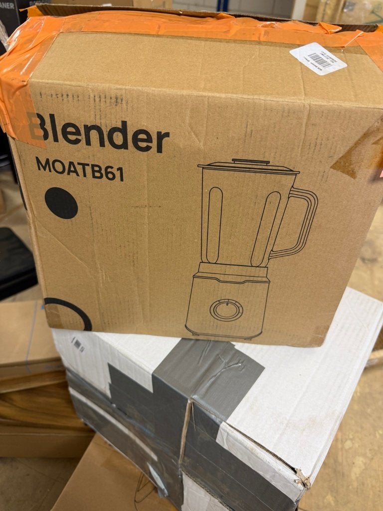 MOA MOATB61 blender 1000W met glazen kan, Witgoed en Apparatuur, Ophalen of Verzenden, Gebruikt, Blender