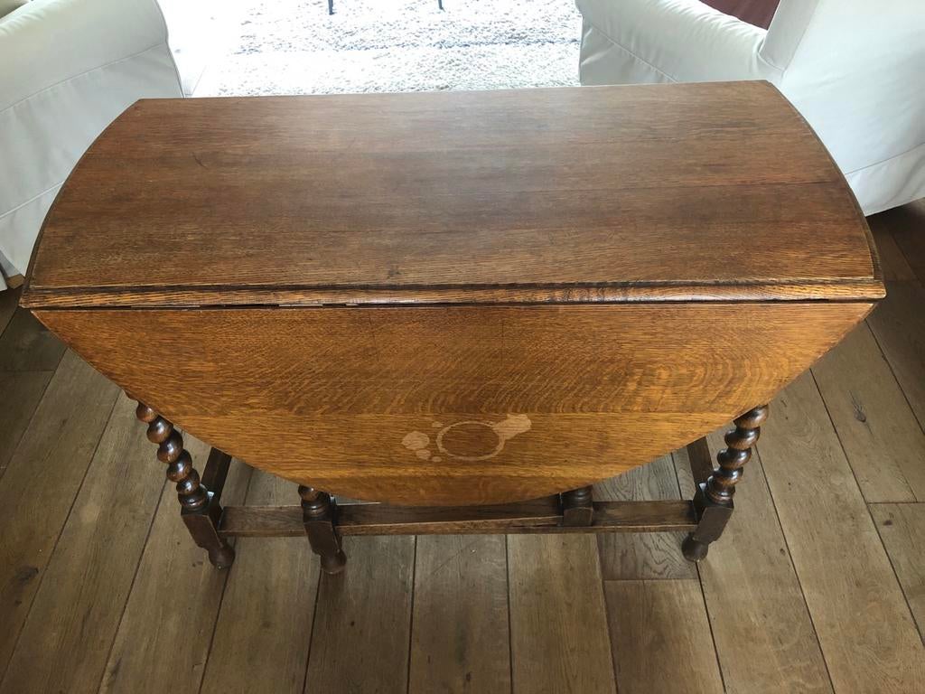 Eiken hangoortafel, Antiek en Kunst, Antiek | Meubels | Tafels, Ophalen