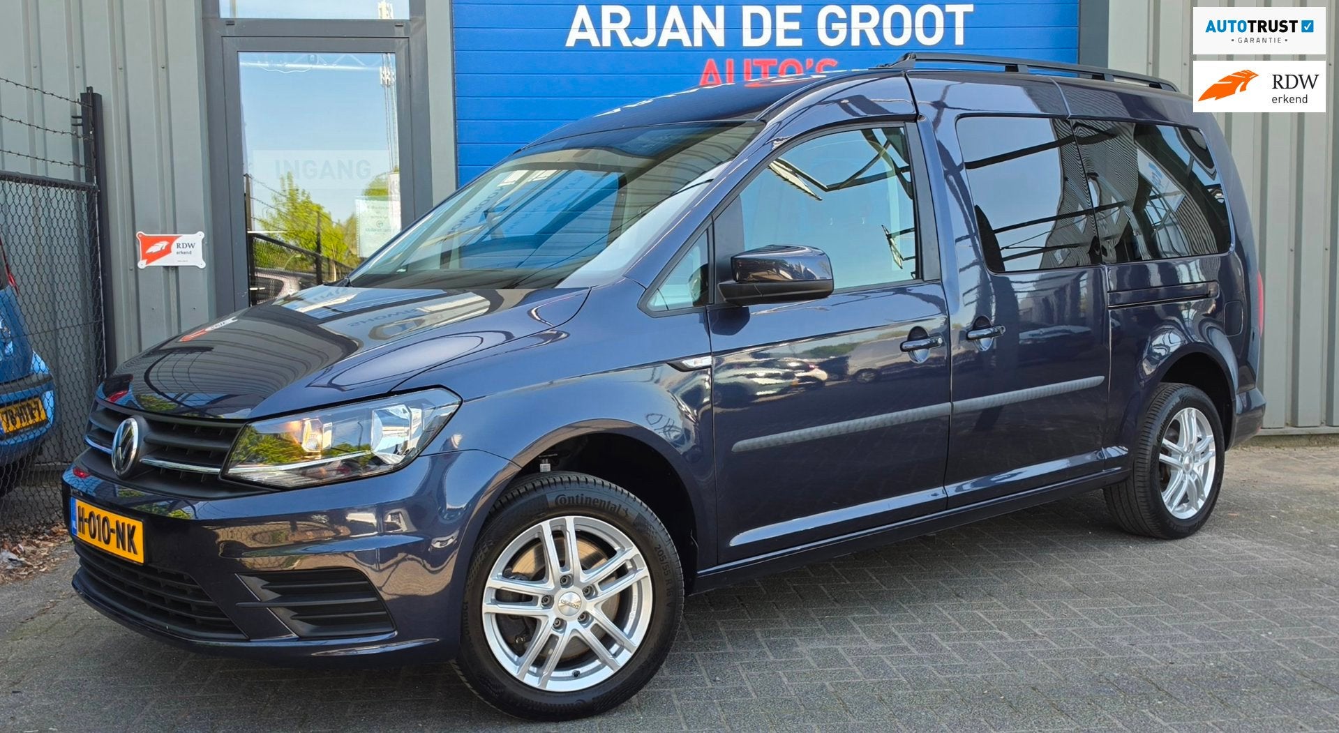 Volkswagen Caddy Maxi 1.4 TSI Maxi Cruise Clima 7 persoons N, Auto's, Volkswagen, Voorwielaandrijving, Gebruikt, 4 cilinders, Blauw