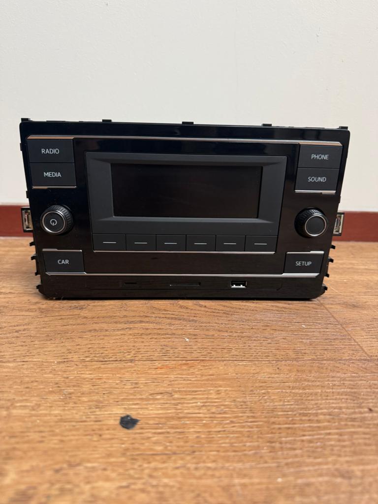 Radio Volkswagen Transporter T6.1, Ophalen of Verzenden, Gebruikt