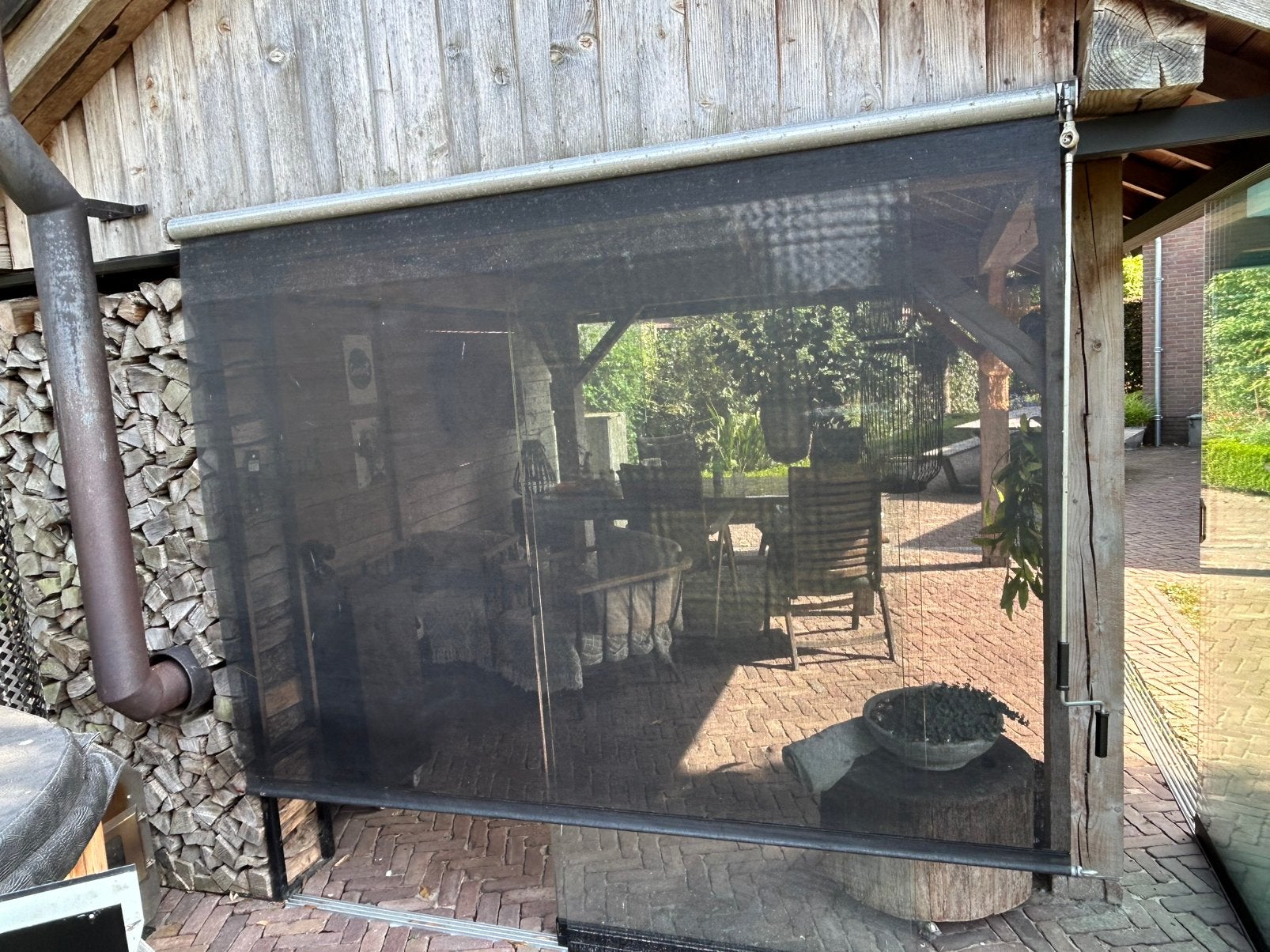 Windscherm h x b 170x240, Ophalen, Zo goed als nieuw, Serre