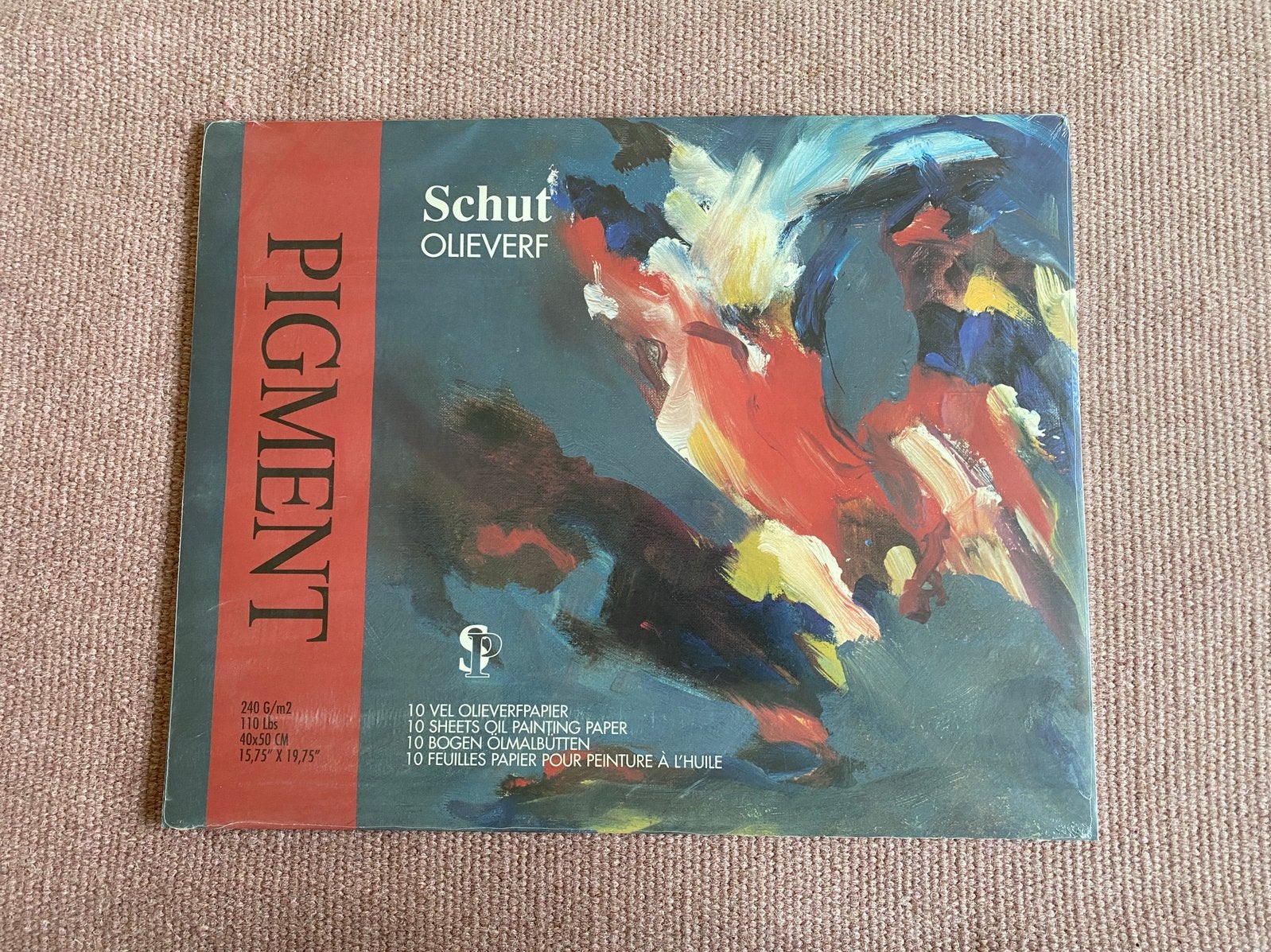 Olieverfpapier Schut / Pigment 40x50 240g, Hobby en Vrije tijd, Ophalen of Verzenden, Nieuw, Olieverf