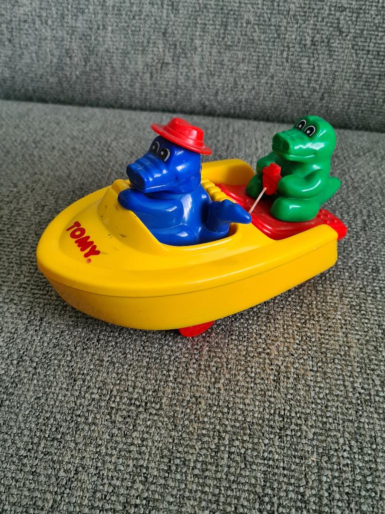 Toy toys Tomy Big Fun Ski Boat Crocs vintage 1991 boot, Gebruikt, Verzenden, Overige typen, Tomy