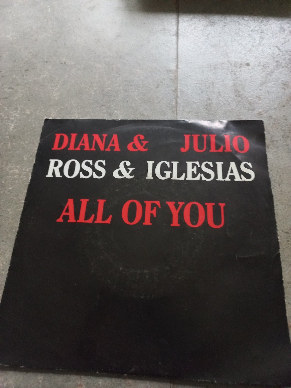Diana Ross & Julio Iglesias - All of You Vinyl Single, Ophalen of Verzenden, Gebruikt, 7 inch, Pop