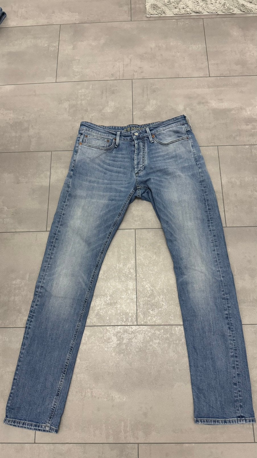 Denham razor broek spijkerbroek 33 34, Ophalen of Verzenden, Zo goed als nieuw, Blauw, W33 - W34 (confectie 48/50)