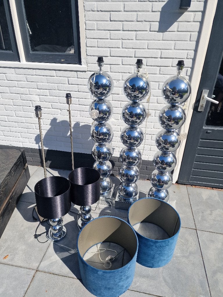 Eric Kuster style bollenlampen, Ophalen, Zo goed als nieuw, 150 tot 200 cm, E27 (groot)