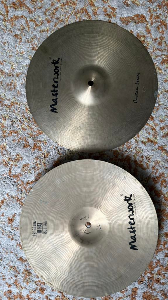 Masterwork Custom Series 13” Hihat, Muziek en Instrumenten, Percussie, Ophalen of Verzenden, Zo goed als nieuw, Overige soorten