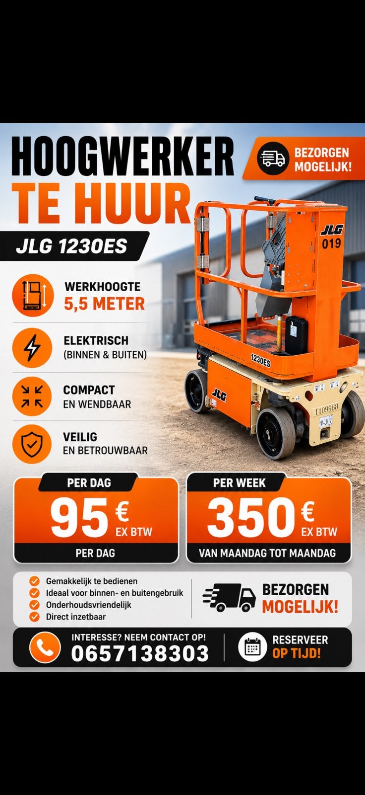 Hoogwerker te huur