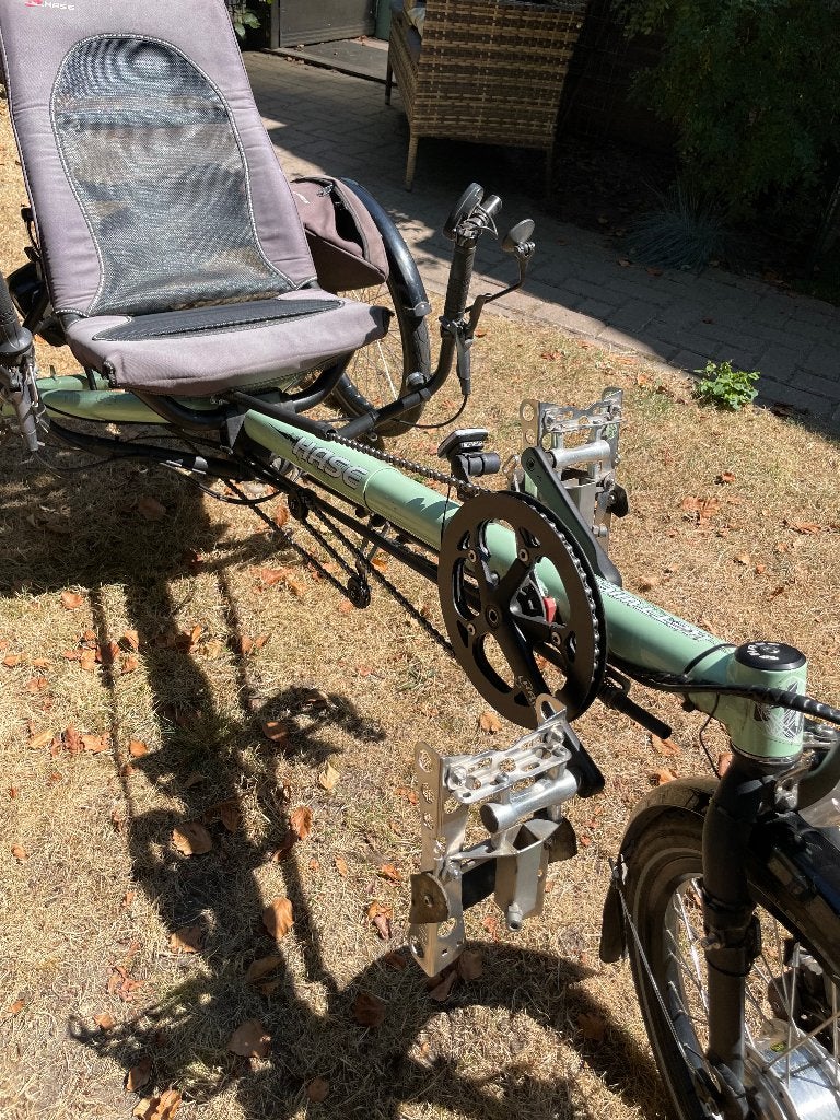 Hase Kettwiesel driewieler, Fietsen en Brommers, Ophalen, Gebruikt, Schijfrem, Shimano