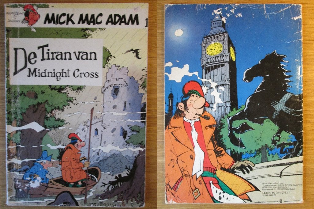 Mick Mac Adam 1 - De tiran van Midnight Cross (SC), Eén stripboek, Ophalen of Verzenden, Gelezen, Benn
