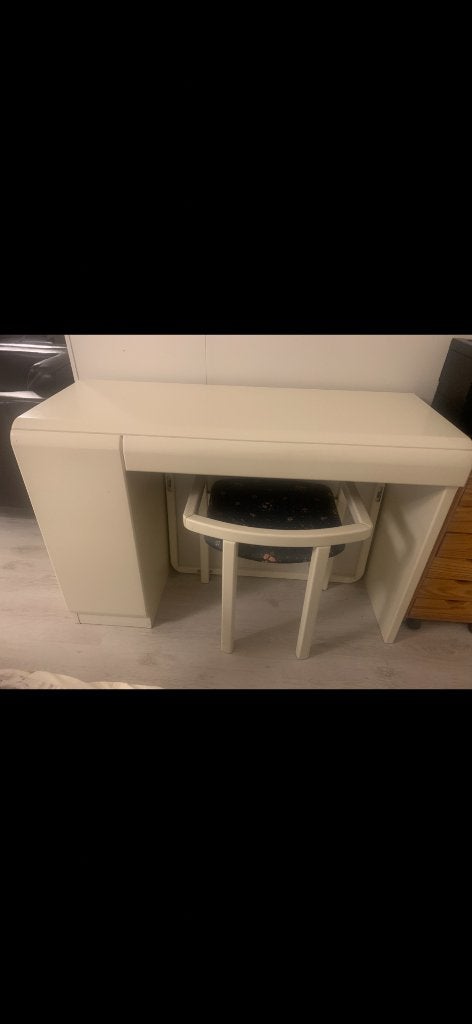 Vintage jaren ‘50-‘60 Vanity kaptafel make-up tafel, Ophalen, Gebruikt, 50 tot 100 cm, Minder dan 100 cm