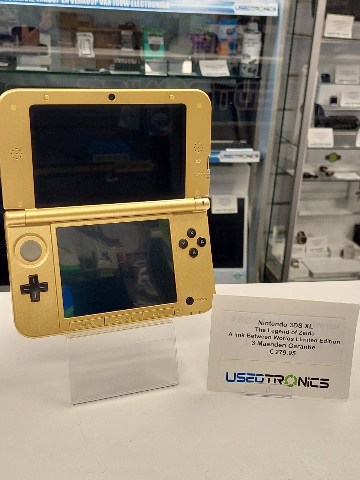 Nintendo 3DS XL The Legend Zelda Limited Edition met SD ka, Spelcomputers en Games, Ophalen of Verzenden, Zo goed als nieuw, Overige kleuren