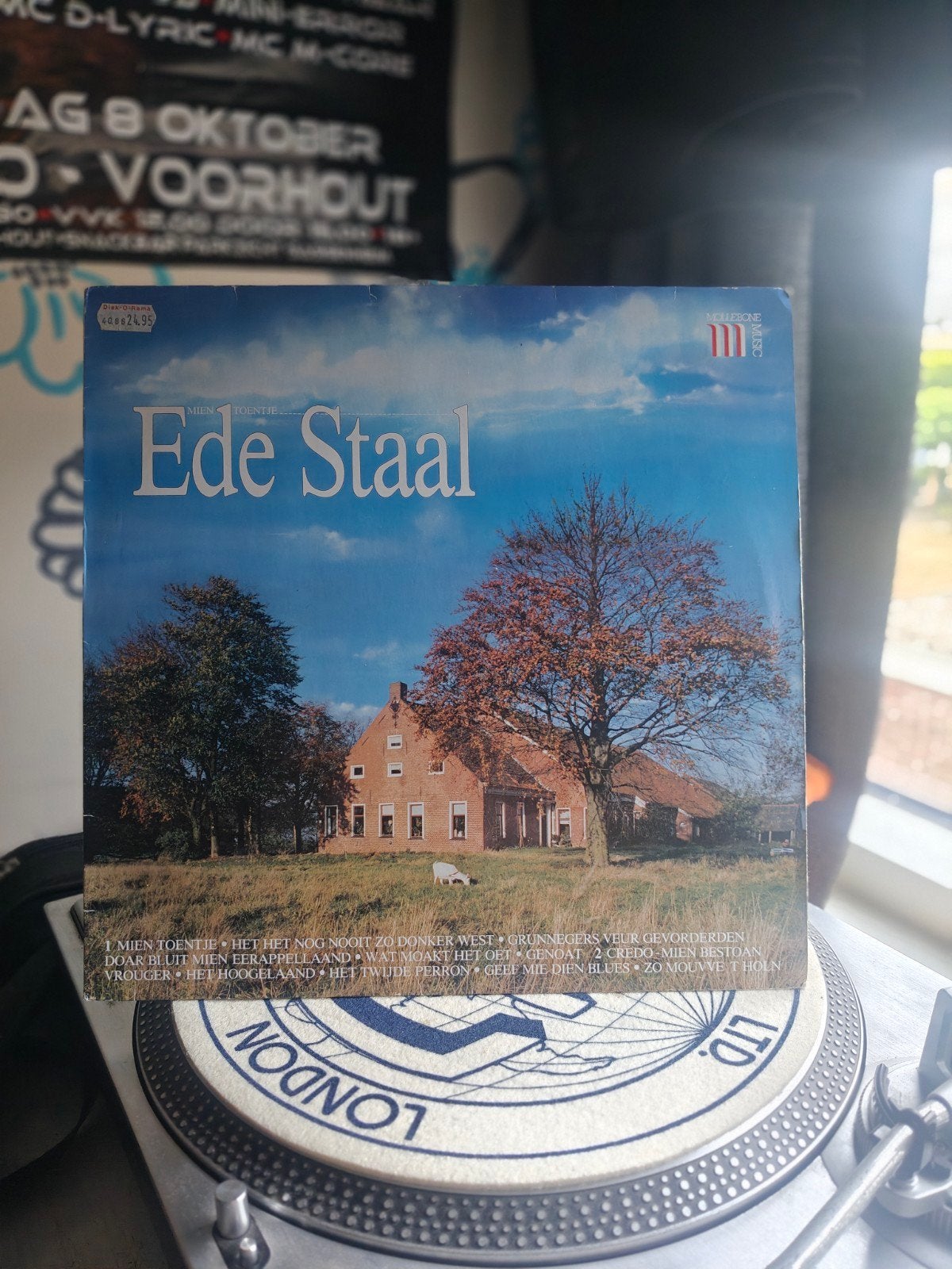 Ede Staal LP - Mien Toentje (LP), Cd's en Dvd's, Vinyl | Nederlandstalig, LP, Gebruikt, Ophalen of Verzenden, Levenslied of Smartlap