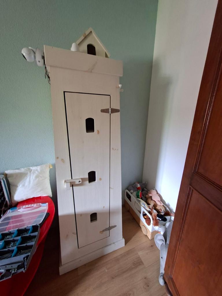 Unieke houten kast in vuurtorenstijl - Handgemaakt, Ophalen