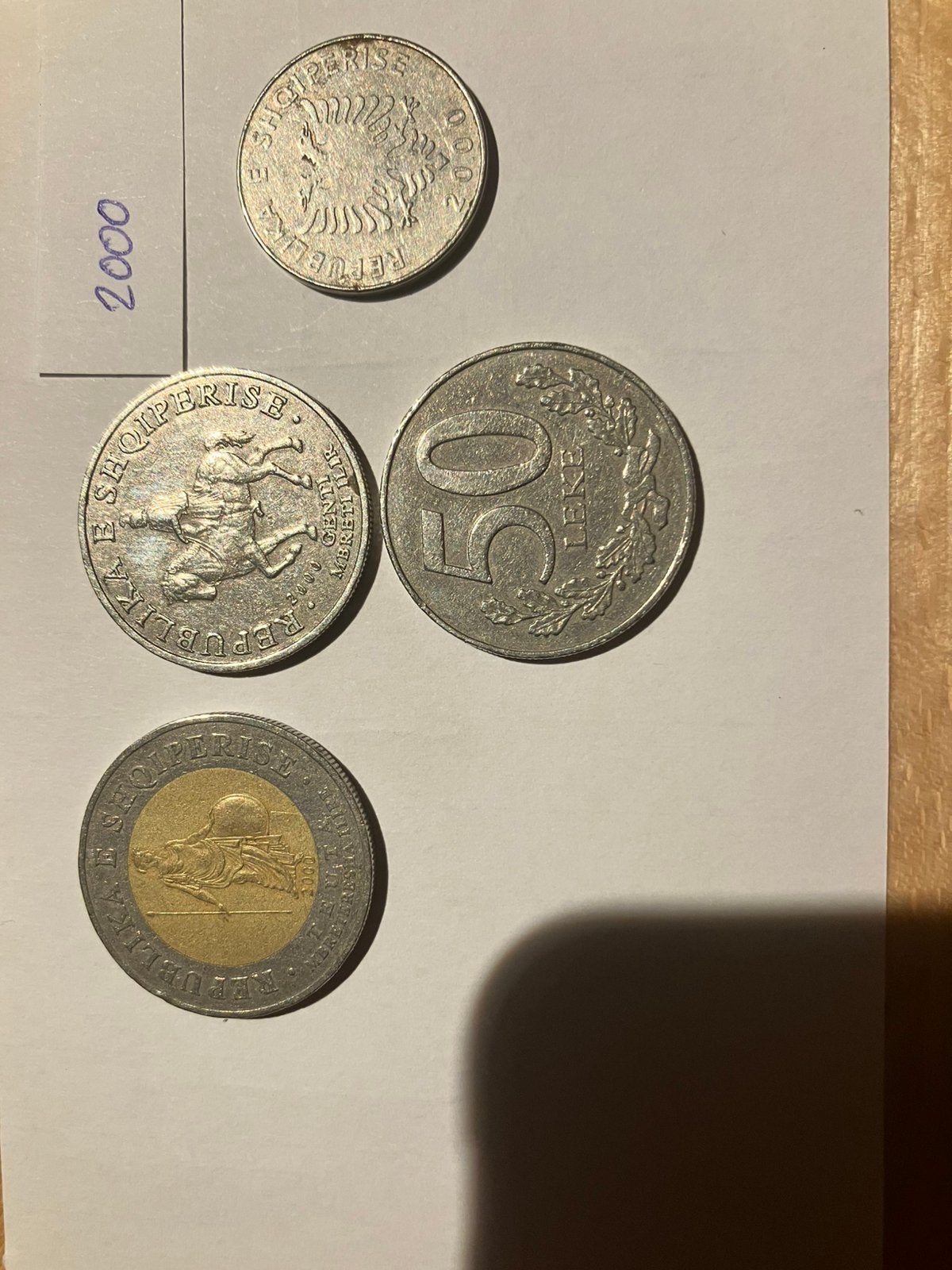 Munten Albanië 2000, Ophalen of Verzenden, Koningin Beatrix