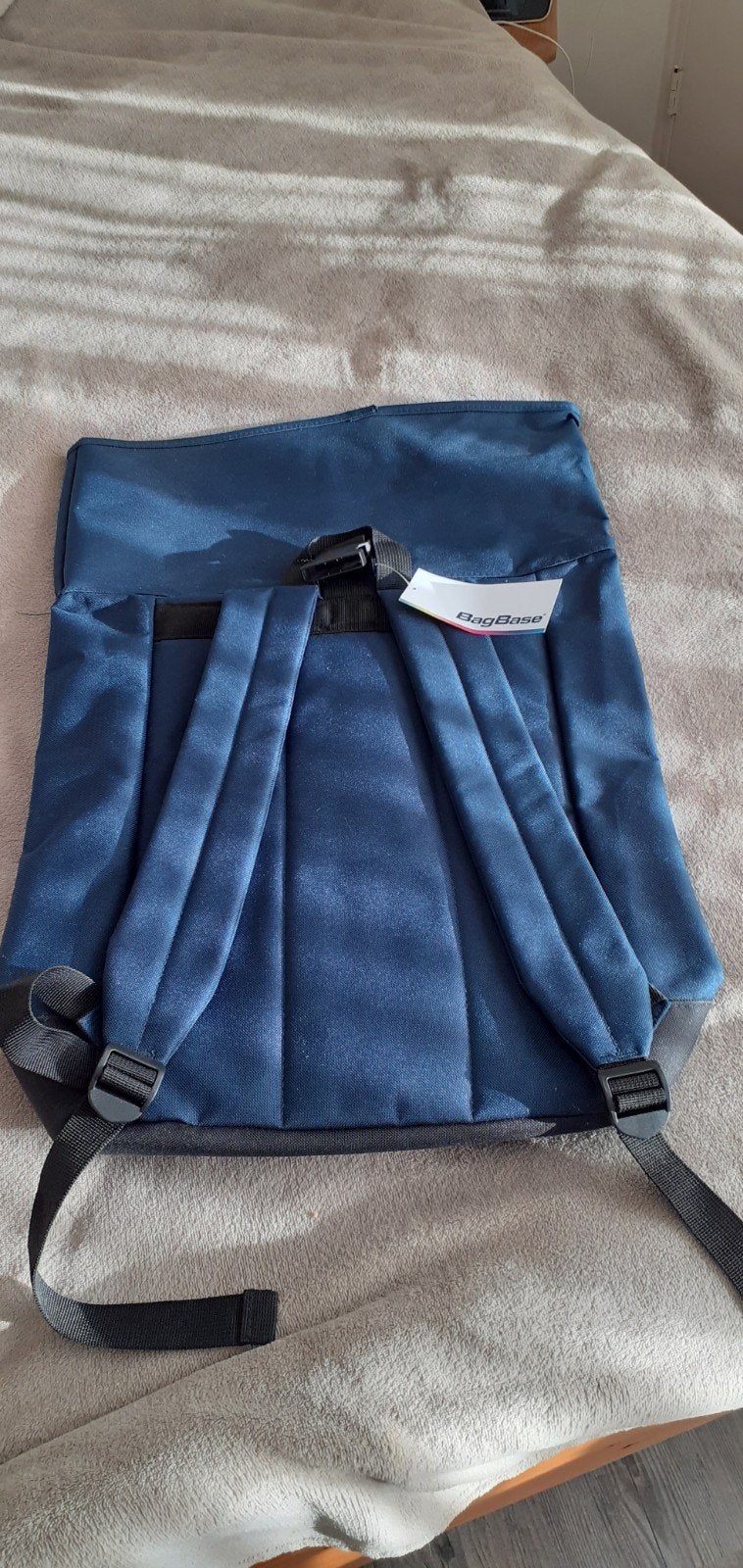 Rugzak roll up donkerblauw, Ophalen of Verzenden, Nieuw, Overige merken, 45 tot 60 cm