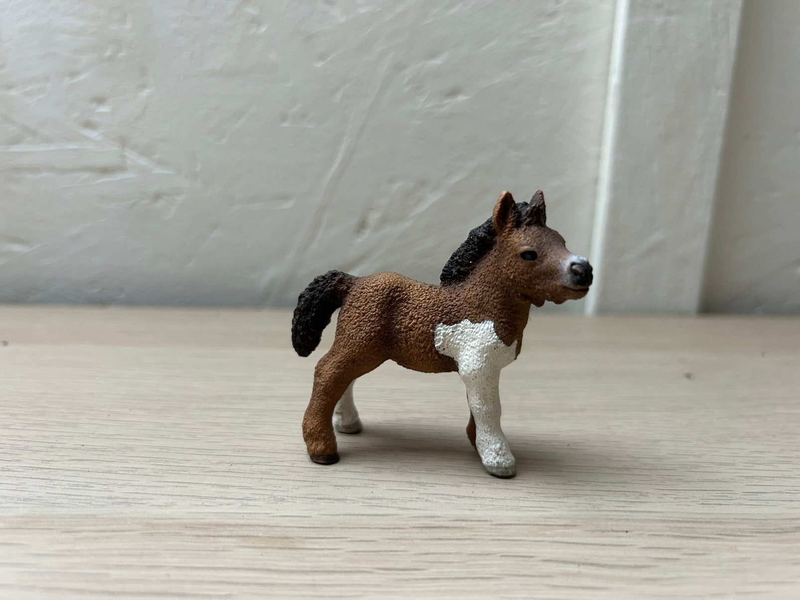 Schleich shetlander veulen, Ophalen of Verzenden, Zo goed als nieuw, Paard, Beeldje of Figuurtje