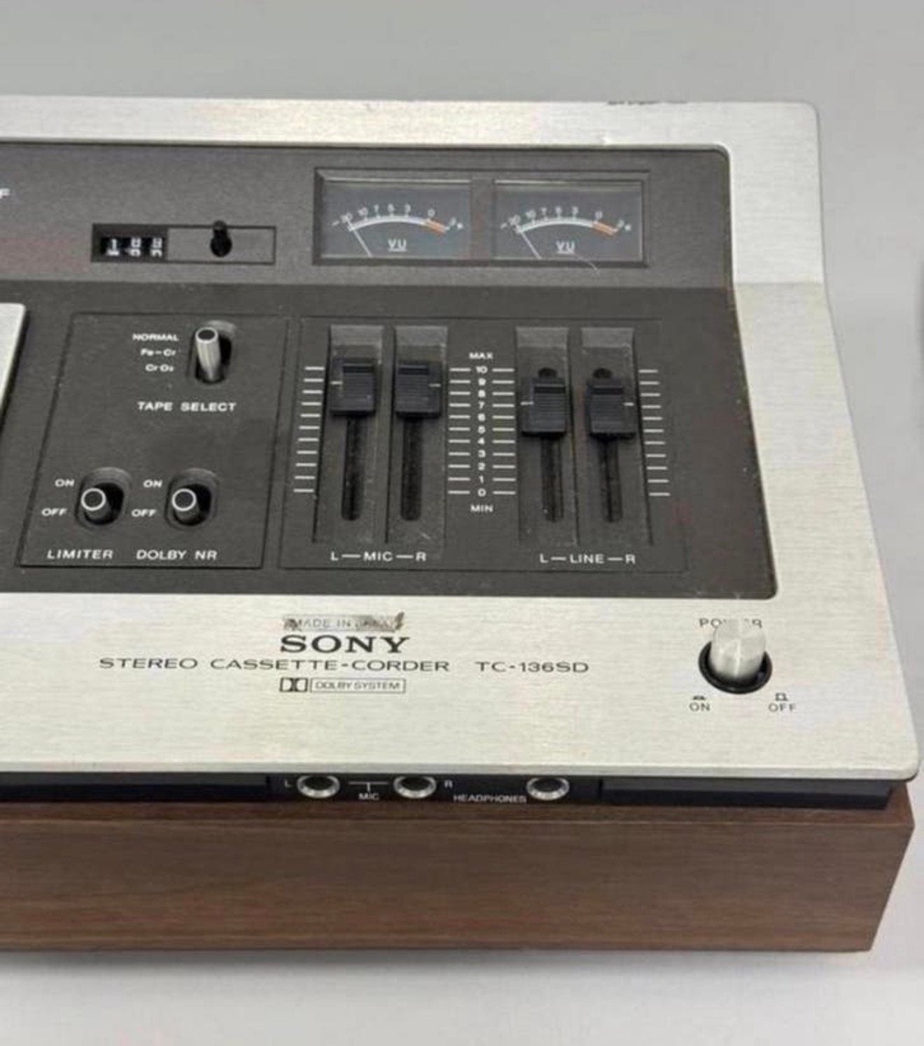 Sony TC-136SD Stereo Cassette Corder - Cassettedeck Dolby NR, Ophalen of Verzenden, H, H, Sony